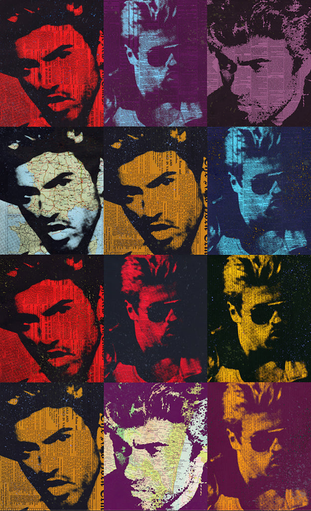 Acrylux Artwork George Michael by Andre Monet