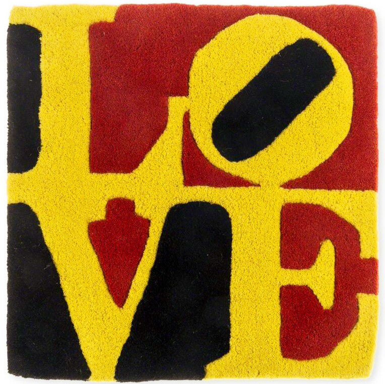 Love Black Yellow Red Carpet by Robert Indiana