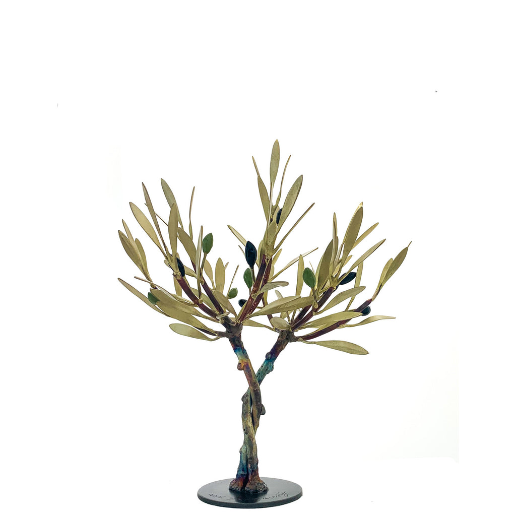 Bronze and Coper Olive Tree Sculpture by Aggelos Panagiotidis