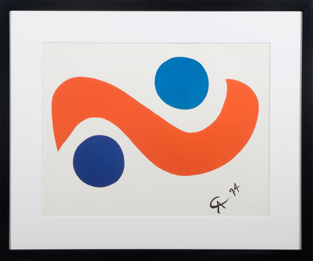 Lithography Print by Alexander Calder with Frame