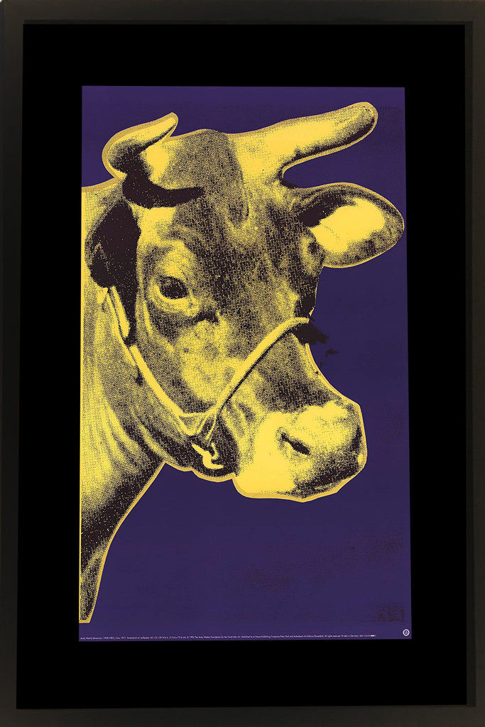 COW Andy Warhol lithography (Framed)