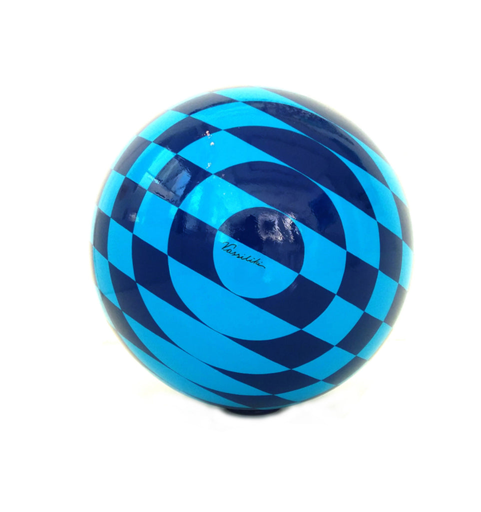 Sphere sculpture by Vassiliki (Blue)
