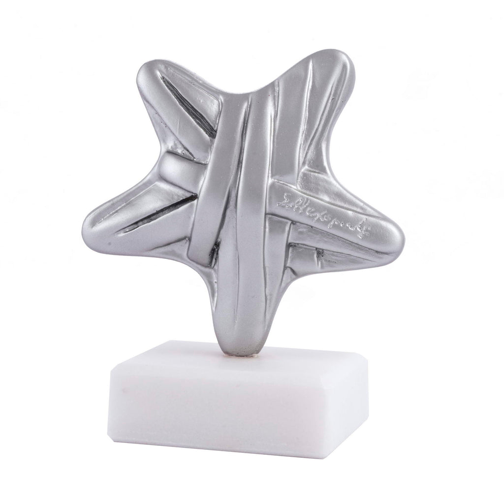 Silver Star resin sculpture by Stathis Alexopoulos