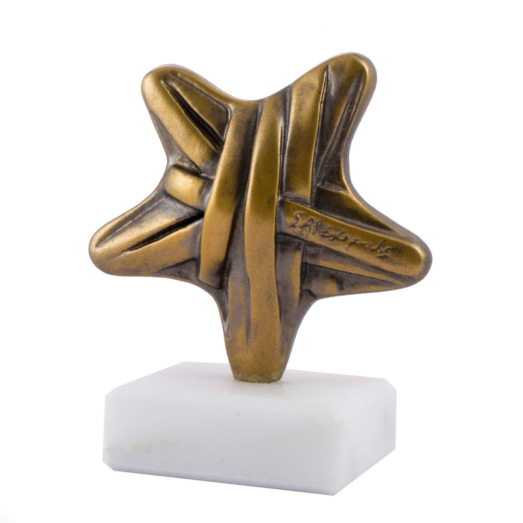 Star resin sculpture by Stathis Alexopoulos (Bronze)