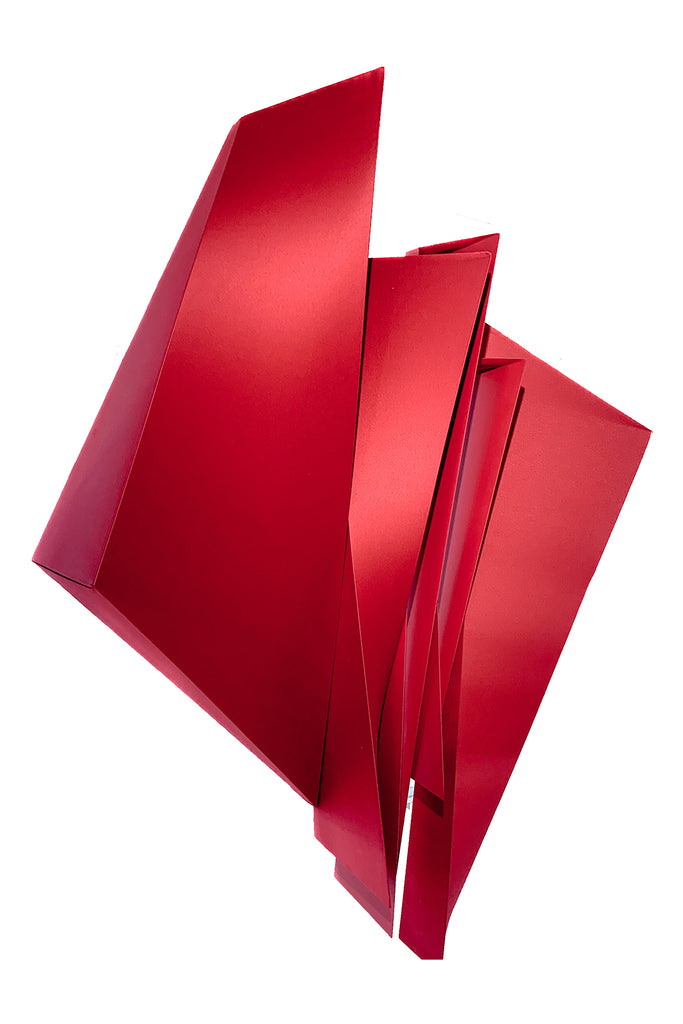 Relief Sculpture by Rania Schoretsaniti (Red)