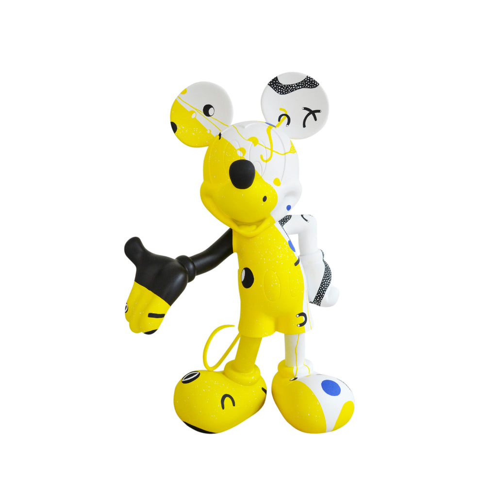 Mickey Mouse Sculpture multicolor by Leblon Delienne (Cosmic Yellow)