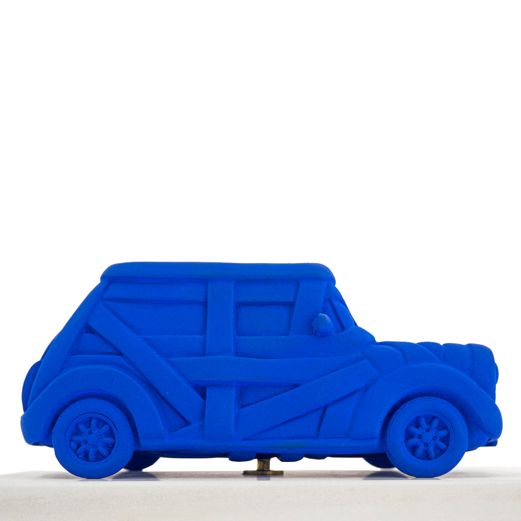 Resin Car Sculpture by Stathis Alexopoulos (Blue)