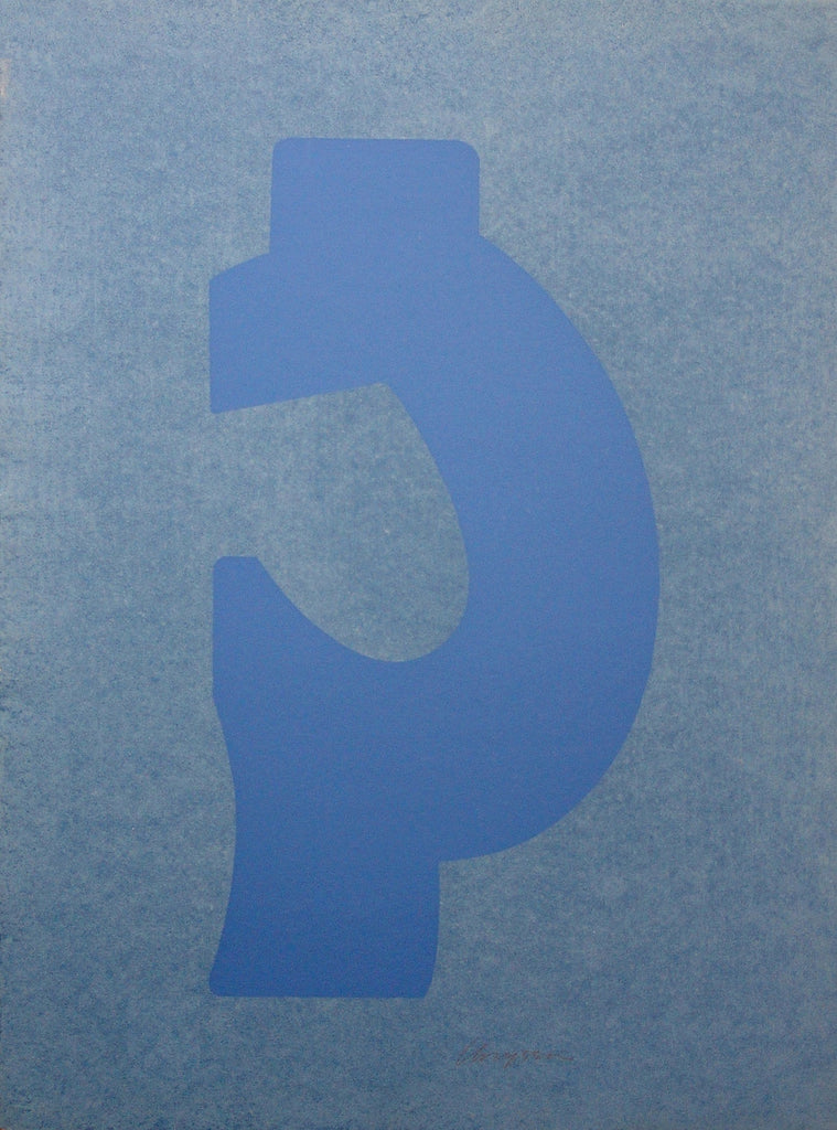 Lithography by Chryssa Vardea (Blue)