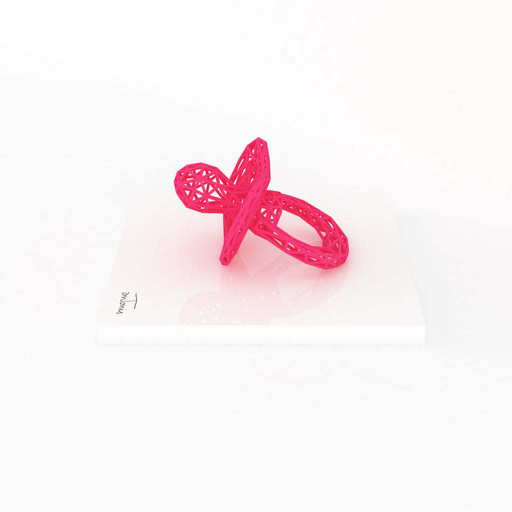 3D Sculpture  Newborn Girl by Antonis Kiourktsis (Baby Pink)