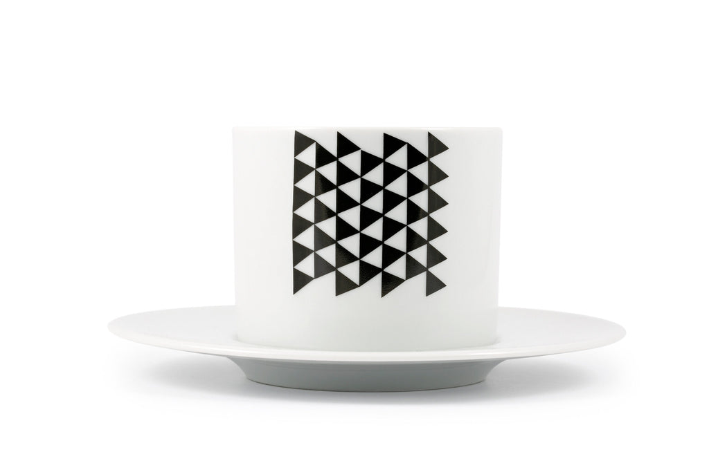 Coffee cup  by rotate design (Black and White) 1