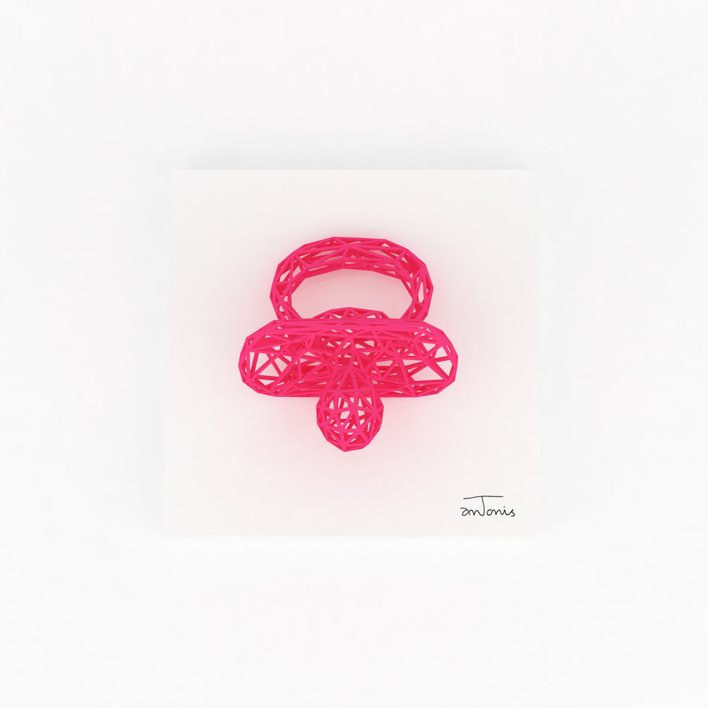 3D Sculpture for Newborn by Antonis Kiourktsis (Baby Pink)