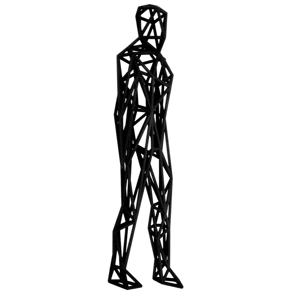 Man 3D print Sculpture  by Antonis Kiourktsis (Black)