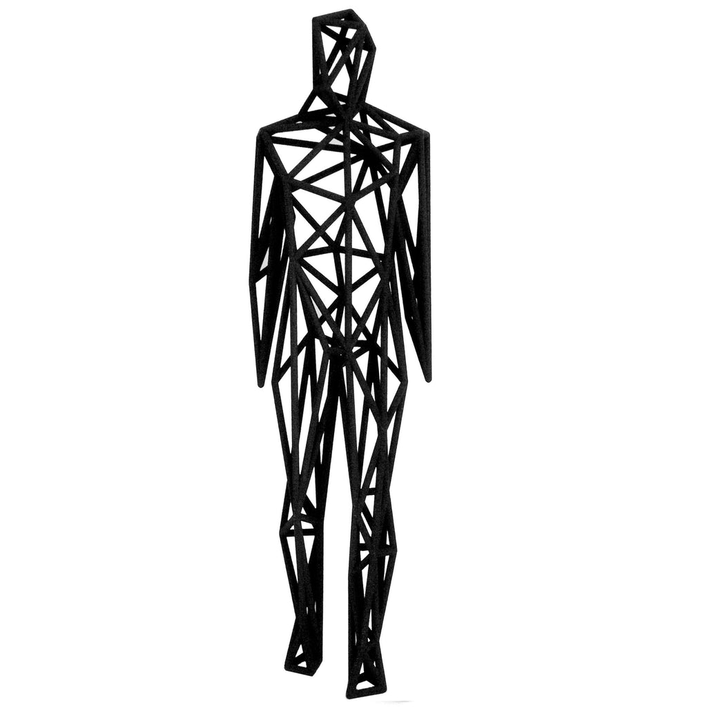 In Motion Man 3D print Sculpture  by Antonis Kiourktsis (Black) 1