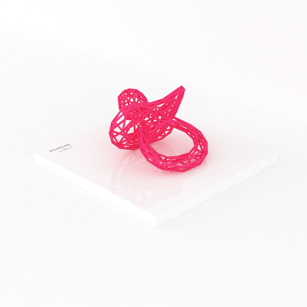 3D Sculpture for Newborn Girl by Antonis Kiourktsis (Pacifier Pink)