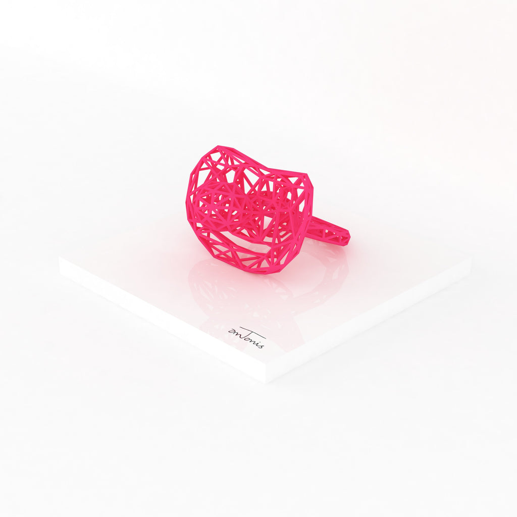 3D Sculpture for Newborn Girl by Antonis Kiourktsis (Baby Pink)