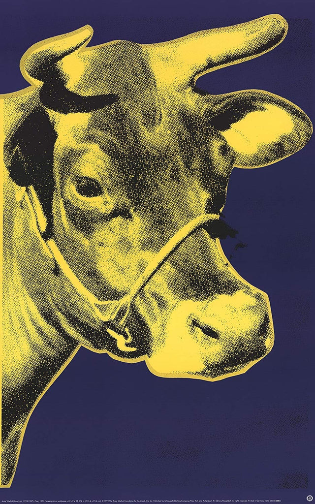 COW Andy Warhol lithography Print (Details)