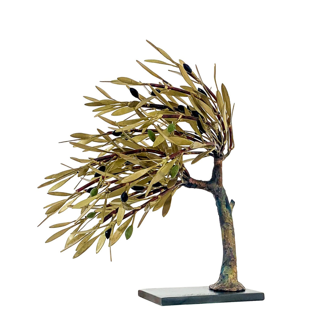 Bronze  Olive Tree Sculpture by Aggelos Panagiotidis