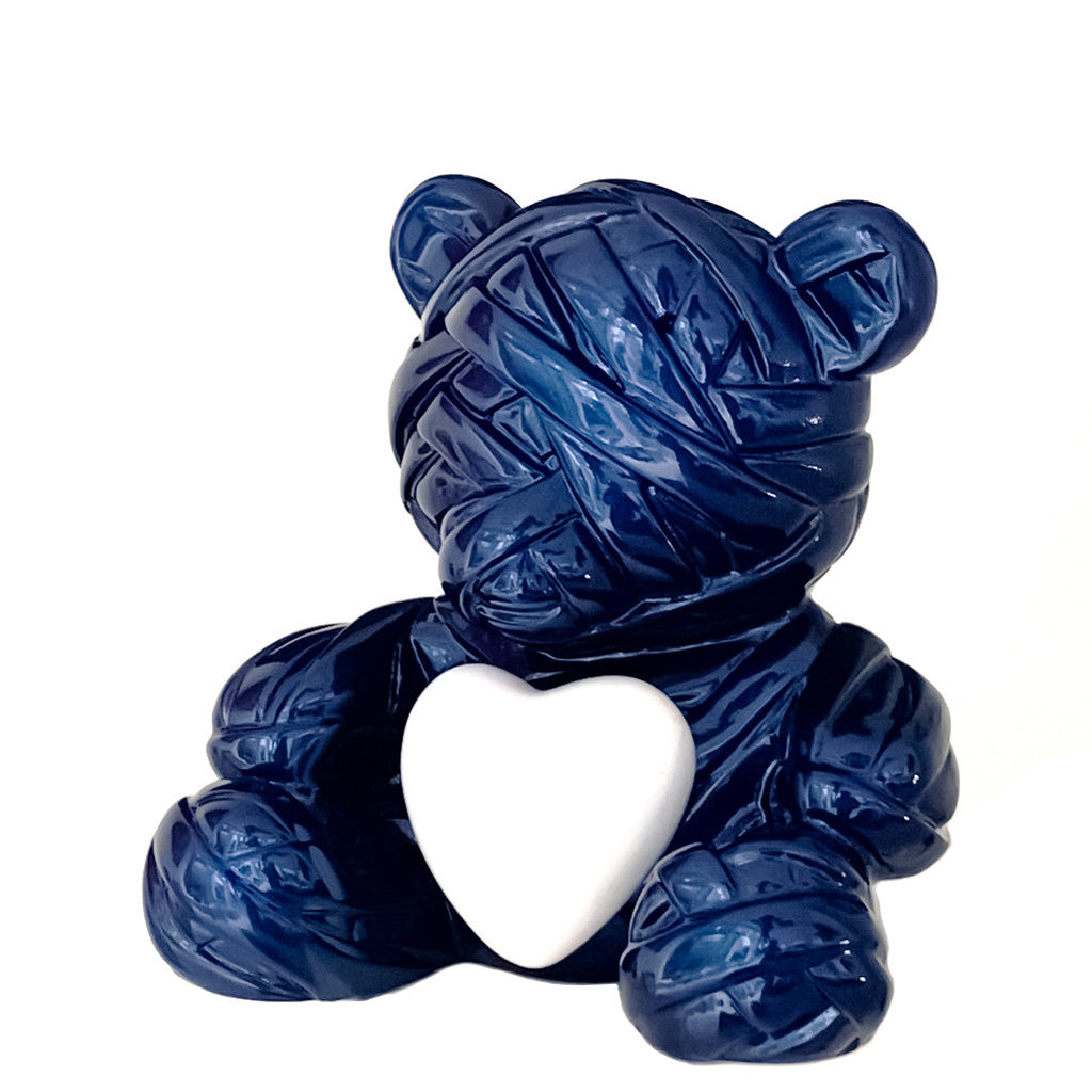 Teddy Bear with Metallic Colors by Stathis Alexopoulos (Midnight Blue)