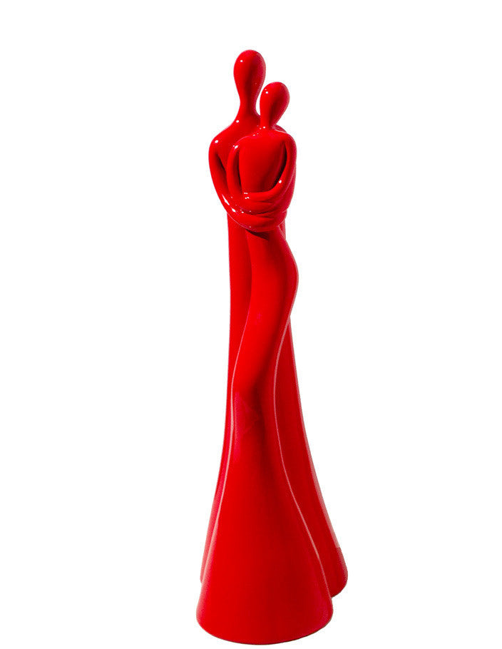 Hug sculpture by Vassiliki (red)