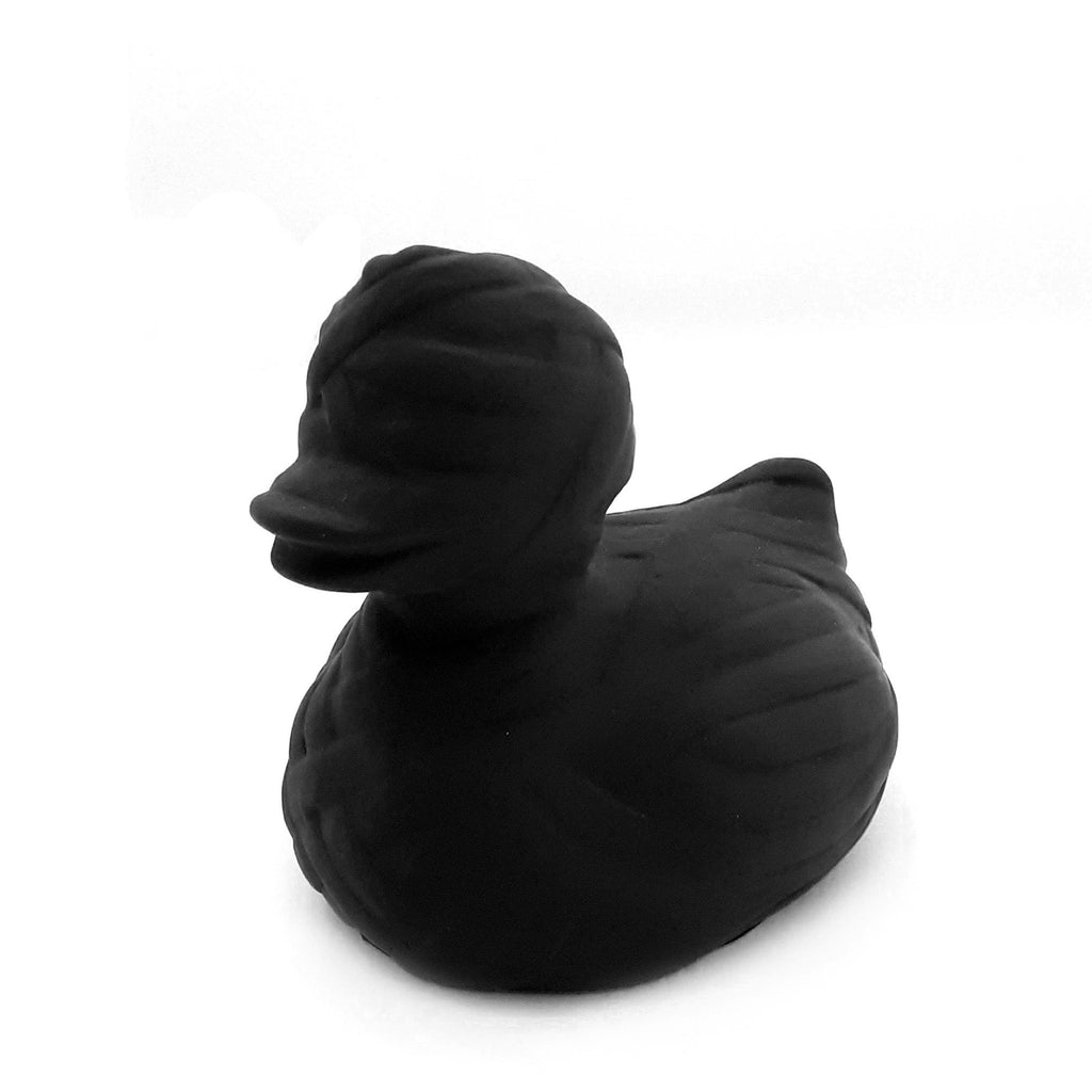 Duck sculpture by Stathis Alexopoulos (fluo black)