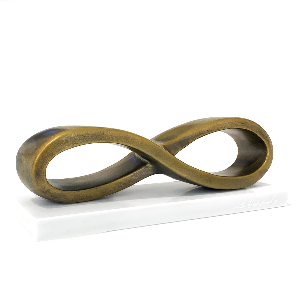 Infinity Resin sculpture by Stathis Alexopoulos (Bronze)
