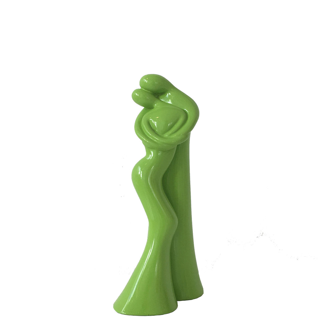 Green Mettalic Resin Sculpture By VASSILIKI (HUG)