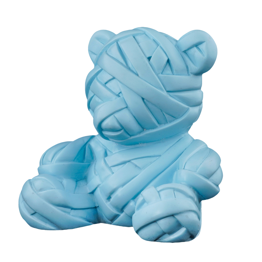 Teddy Bear sculpture by Stathis Alexopoulos  (baby blue)