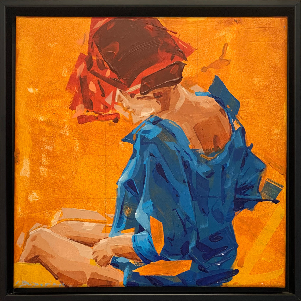 Yannis Valyrakis Paintings with Woman (Framed)
