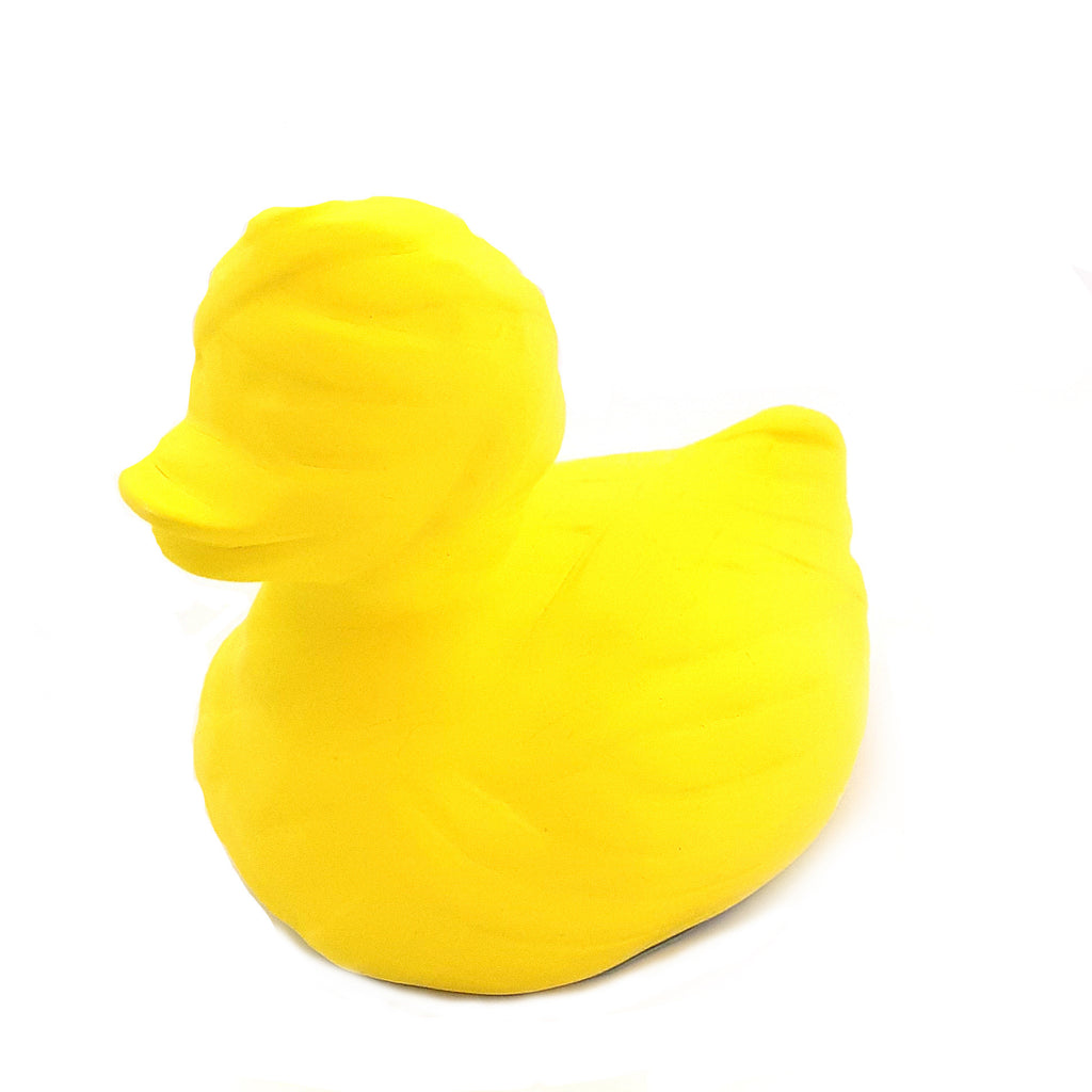 Duck sculpture by Stathis Alexopoulos (fluo yelloww)