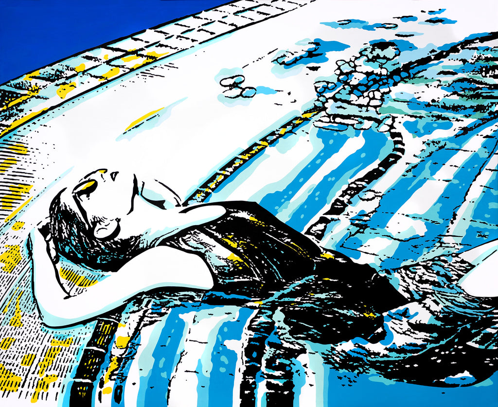 Swimming Pool  Painting by Marcelo Zeballos