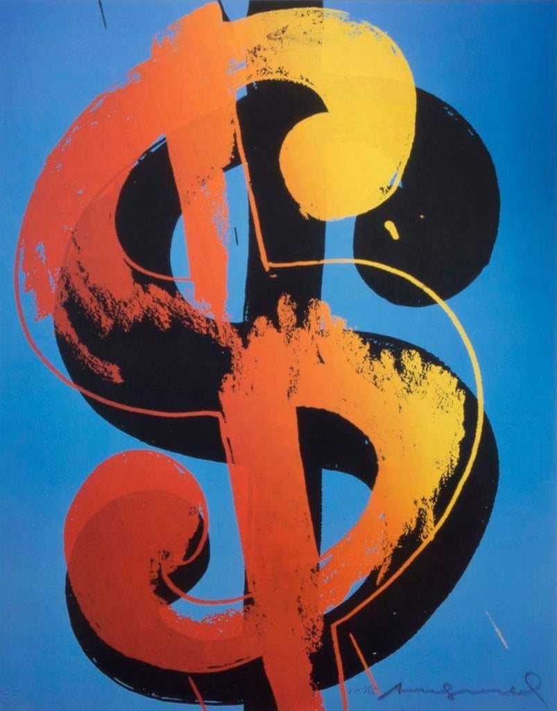 Dollar Art Print By Andy Warhol