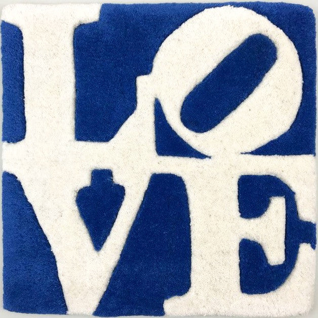 Love Blue Carpet by Robert Indiana