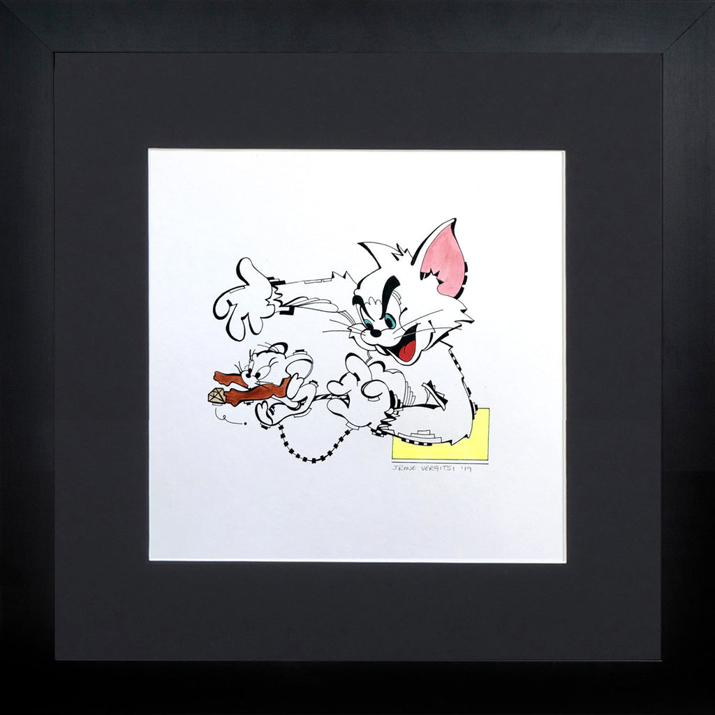Tom Jerry artwork by Irene Vergitsi