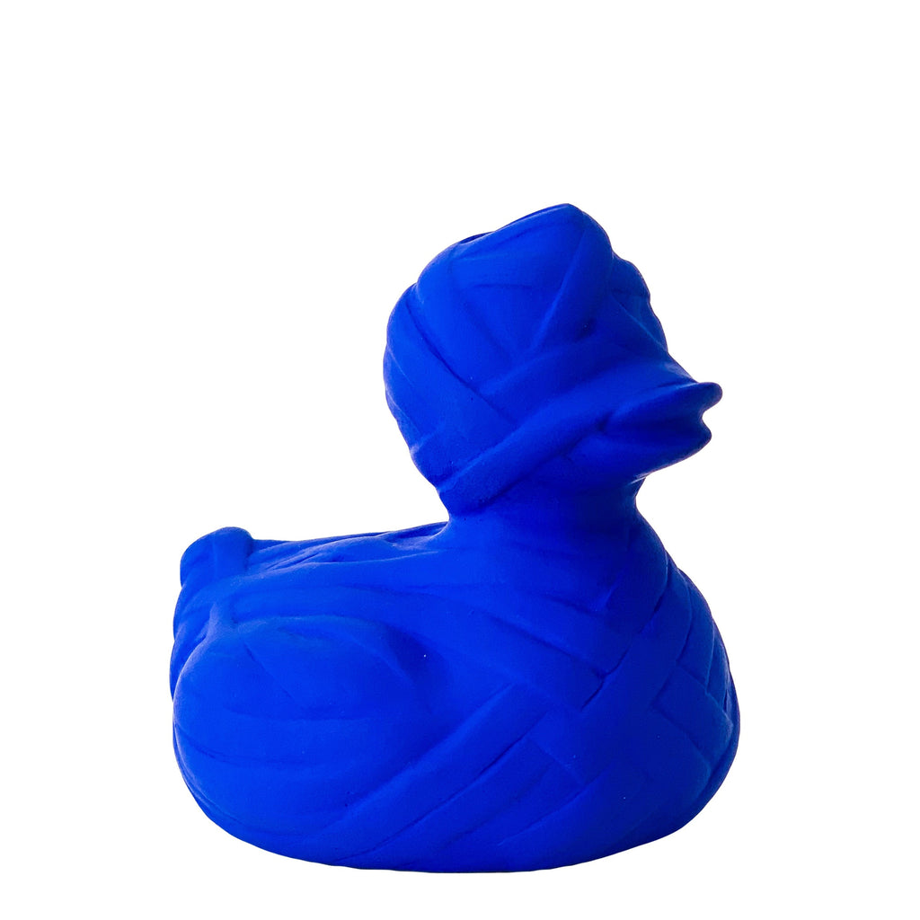 Duck sculpture by Stathis Alexopoulos (Blue)