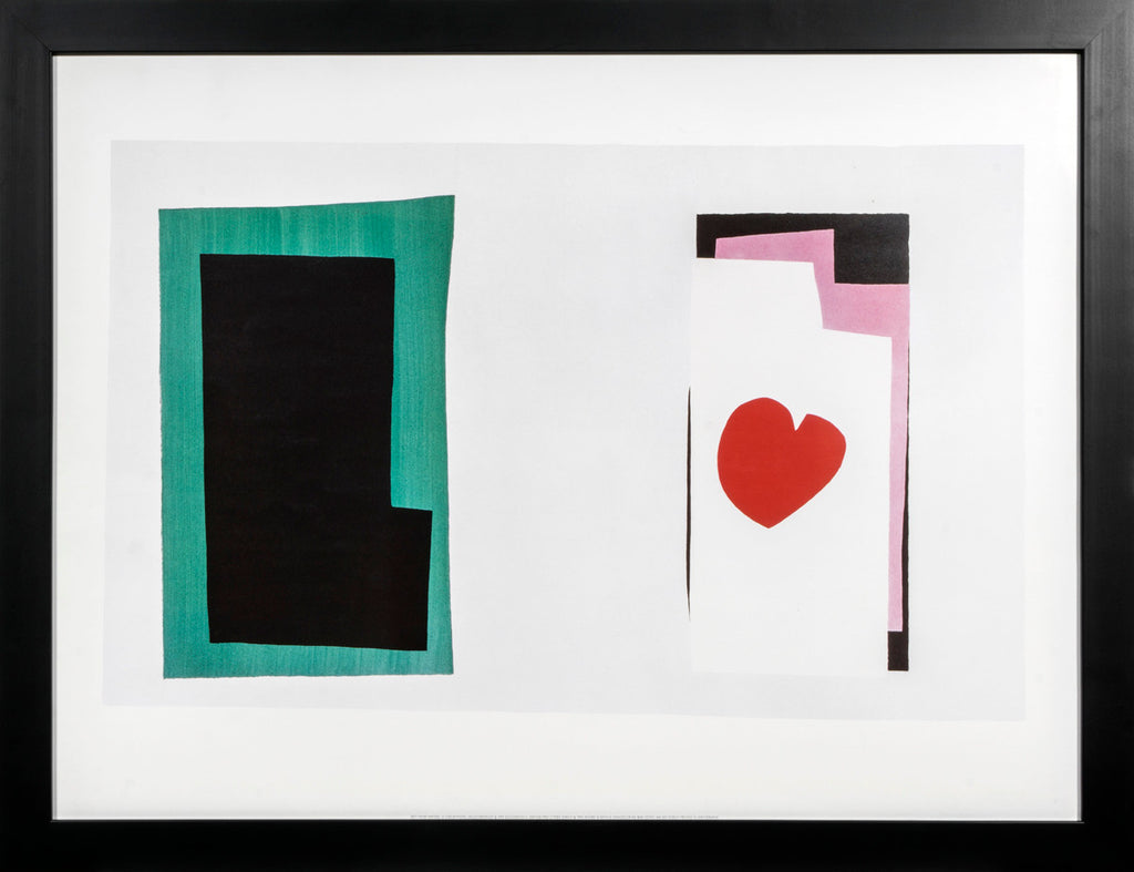Offset Lithograph in black frame by Henri Matisse
