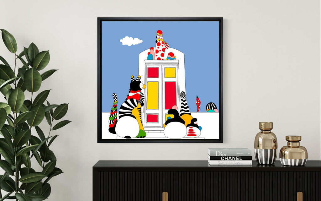 Office Decoration xThe Gate Keepers Giclee art print by Amarildo Topalis (Multicolor)