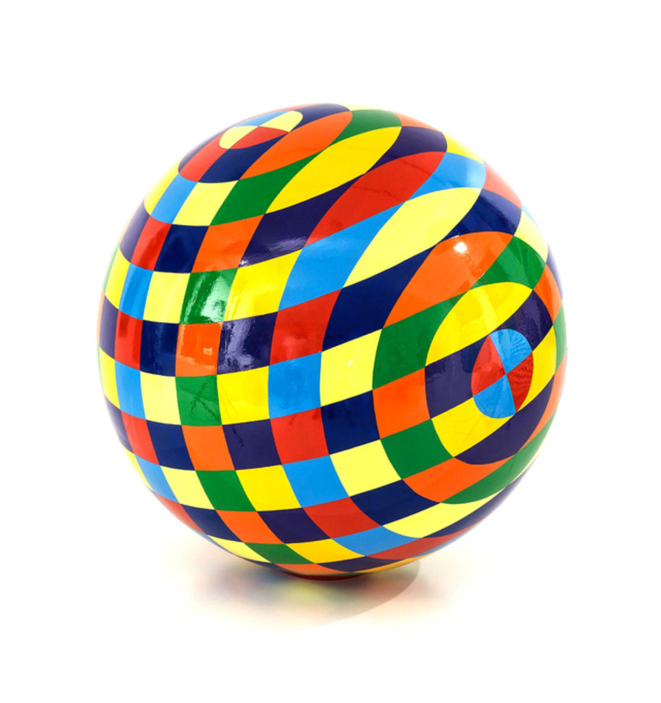 Sphere sculpture by Vassiliki (Colorful)