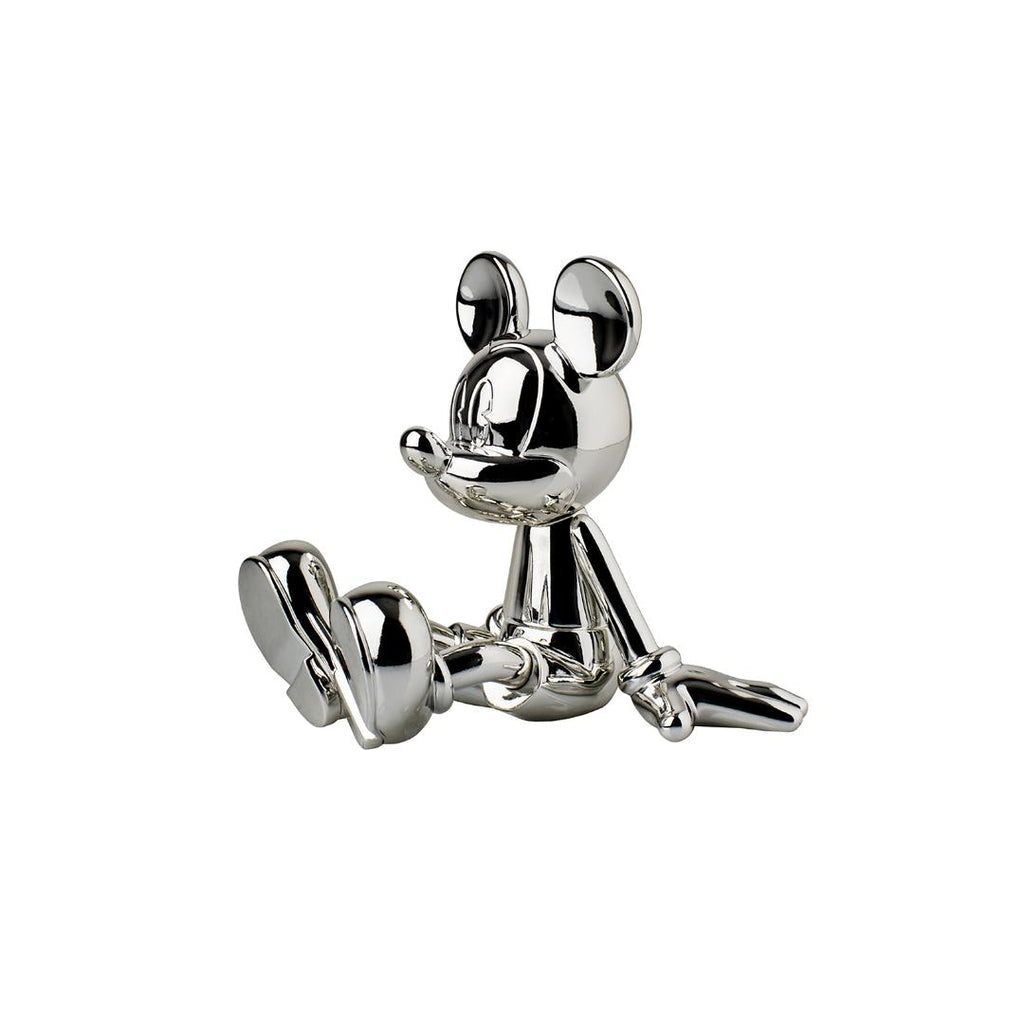 Sitting Mickey Sculpture by Leblon Delienne (Silver)