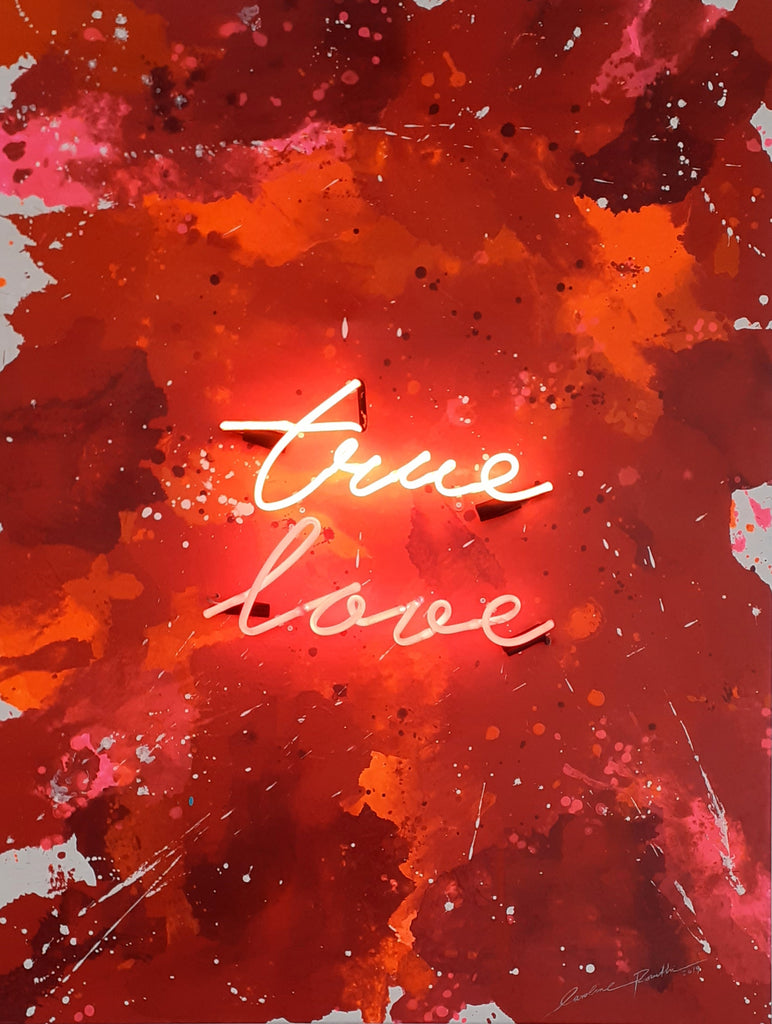 True Love painting by Caroline Rovithi (Red)